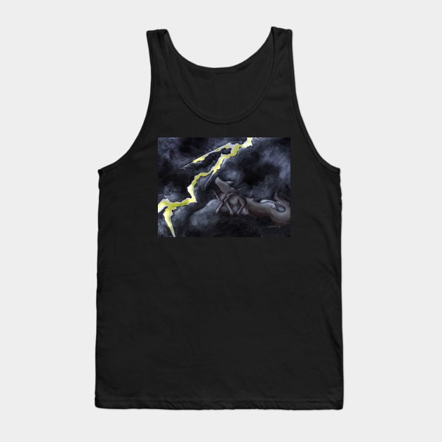 Lightning Storm Tank Top by KristenOKeefeArt